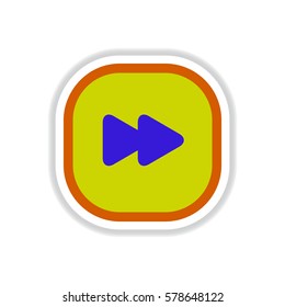 color label design vector icon design button music