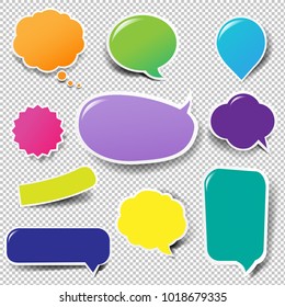Color Labels Big Set Isolated With Gradient Mesh, Vector Illustration