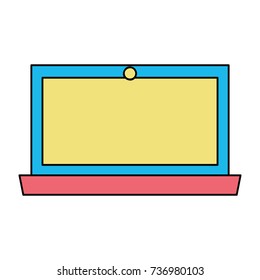 color laptop screen electronic technology