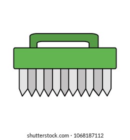 color laundry brush object to wash housework