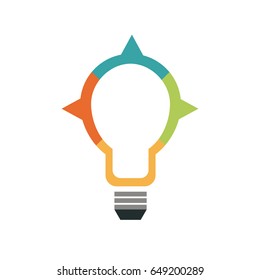color light bulb puzzle idea, business, solution, work, concept