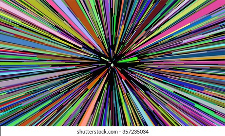color light speed vector abstract background. Ray galaxy, flare and light, vector illustration.