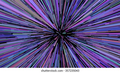 color light speed vector abstract background. Ray galaxy, flare and light, vector illustration.