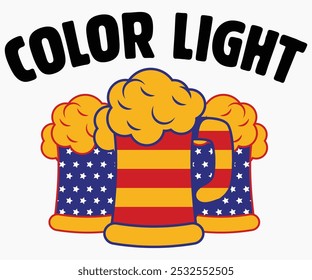 Color Light Svg,Beer Shirt,Beer Quotes Svg,Beer Lover Svg,Lucky Beer Svg,Cut File,commercial use,Silhouette,Beer Svg,Retro,Vintage