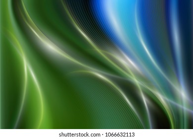 Color light waves art. Blurred effect background. Abstract creative graphic design.