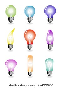 color light-bulbs