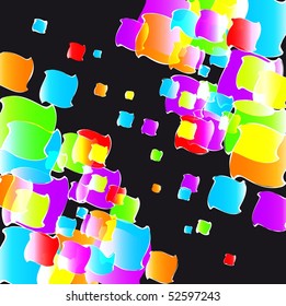 Color lights background. Vector Illustration. EPS10