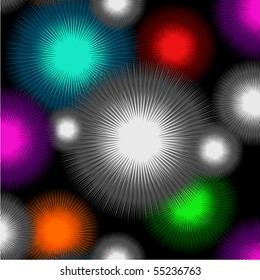 color lights - seamless pattern