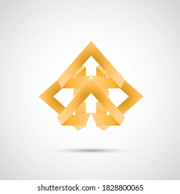 Color line abstract symbol. Vector eps 10