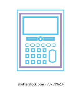 color line calculator object school education design