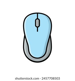 Color Line Computer Mouse vector icon