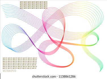 Color line drawing abstract pattern baciground,EPS10