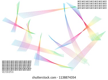 Color line drawing abstract pattern baciground,EPS10