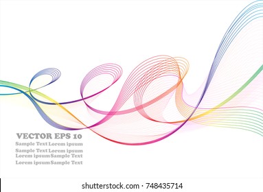 Color line drawing abstract pattern baciground,EPS10