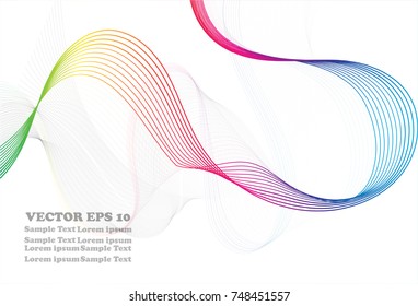 Color line drawing abstract pattern background,EPS10.