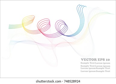 Color line drawing abstract pattern background,EPS10