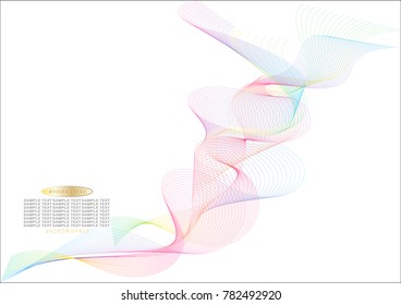 Color line drawing abstract pattern background,EPS10