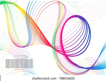 Color line drawing abstract pattern background,EPS10