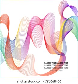 Color line drawing abstract pattern background,EPS10