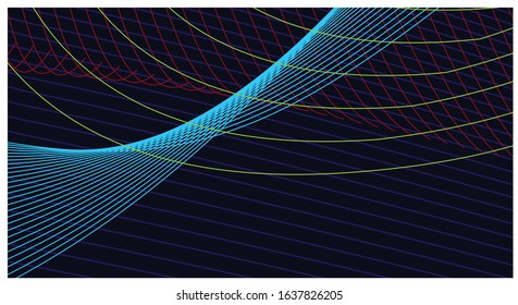 color line gradient abstract background
