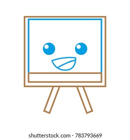 color line happy and cute board object kawaii