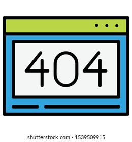 A color line icon for browser