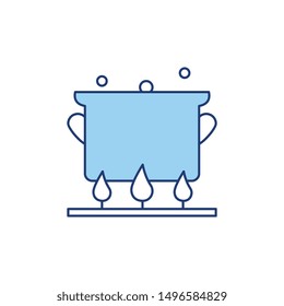 color line icon for cooker 