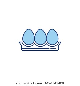 color line icon for egg