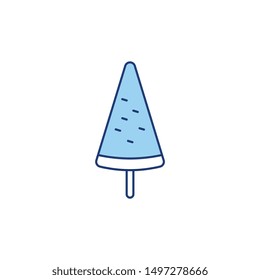 color line icon for ice cream