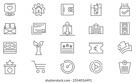 Color line icon set.  Color palette, liquid, management, teamwork, business, leadership, mentoring, implementation,  loan, money, digital nomad line icon set. UI thin line icon pack.