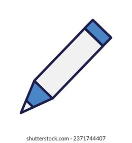 color line pencil icon stock illustration 