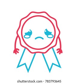 color line sad and tender medal prize kawaii