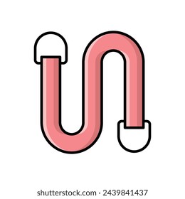 Color line Strap vector icon