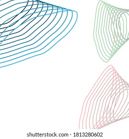 Color line for technology background