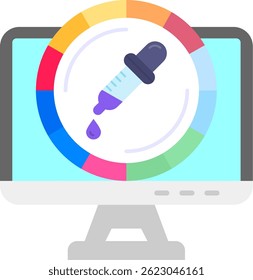 Color Line vector Icon Design