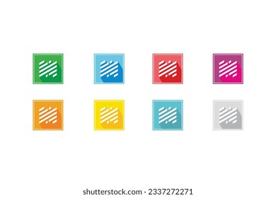 color line vector logo icon