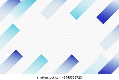 Fondo transparente de Vector de línea de color. Anuncio Blue Business Stripe. Folleto de elemento de concepto. Folleto diagonal.