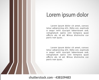 Color lines, abstract backgrounds design element  vector illustration.