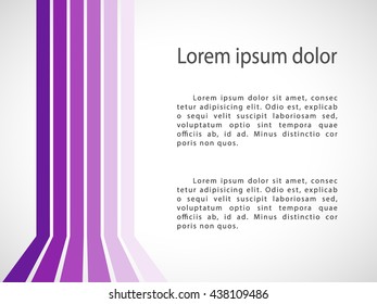 Color lines, abstract backgrounds design element  vector illustration.