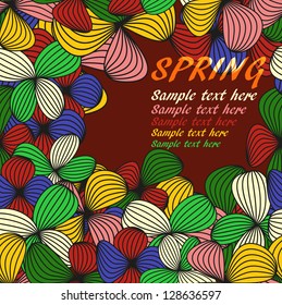 color lines abstract pattern spring