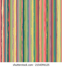 color lines with jagged edges. vector seamless pattern. vertical repetitive background. geometric fabric swatch. wrapping paper. continuous print. design template for home decor, apparel, textile