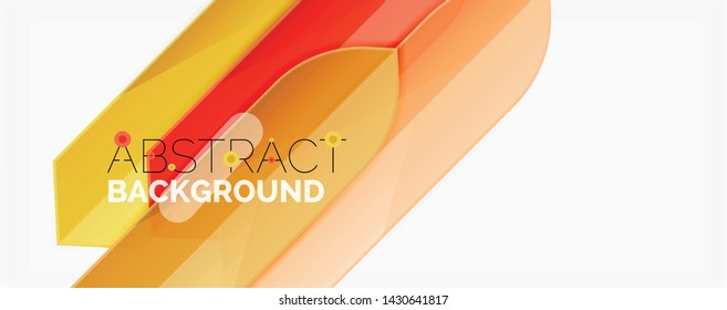 Color lines, modern geometric abstract background. Minimalistic design, creative concept, stripes with arrows and triangle shapes. Vector illustration