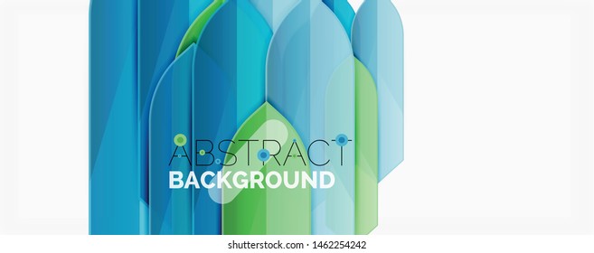 Color lines, modern geometric abstract background. Minimalistic design, creative concept, stripes with arrows and triangle shapes. Vector illustration
