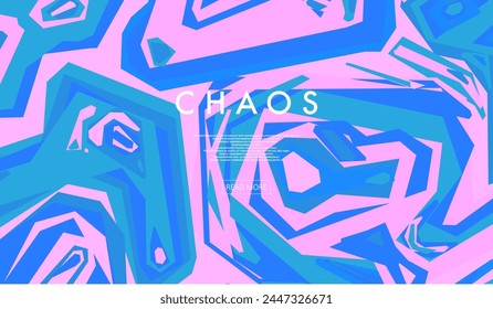 Líneas de color sobre fondo caos ordenado. Abstractas líneas modernas. Formas de gradiente frío. Concepto gráfico para tu diseño