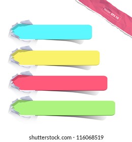 Color lines on textured background. Vector design.