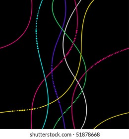 Color lines seamless background
