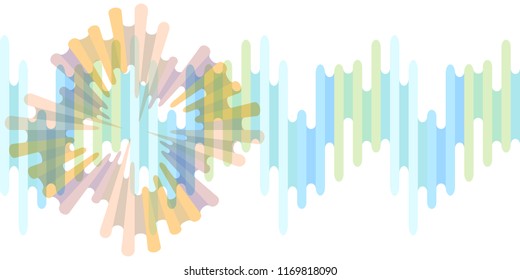 Color lines, Strips. Abstract seamless geometric pattern. Vector illustration.