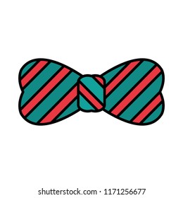 color lines tie bow party carnival