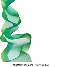 color lines wave. banner, poster, flyer.