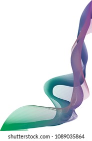 color lines wave. banner, poster, flyer.